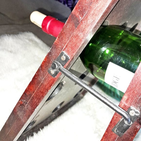 Rack 'Em Up! Heavy Finished Wood Wine Rack - Picture 4 of 6